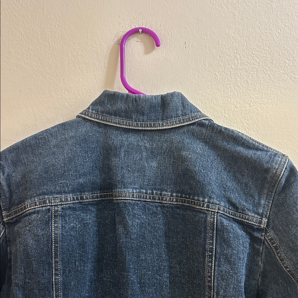 Jones New York Dark Blue Denim Jacket* - Picture 9 of 10